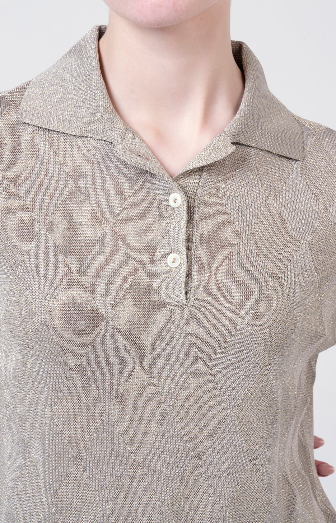 Polo manica corta in maglia