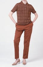 Polo manica corta in maglia