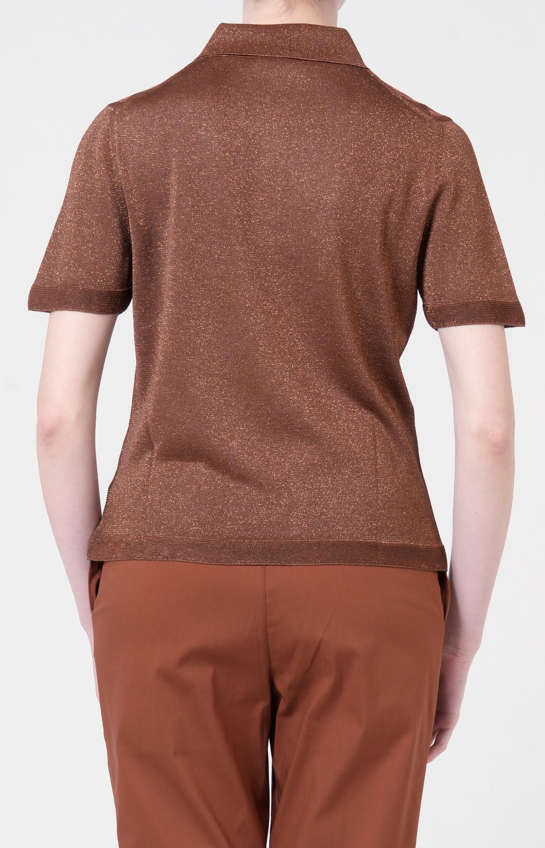 Polo manica corta in maglia