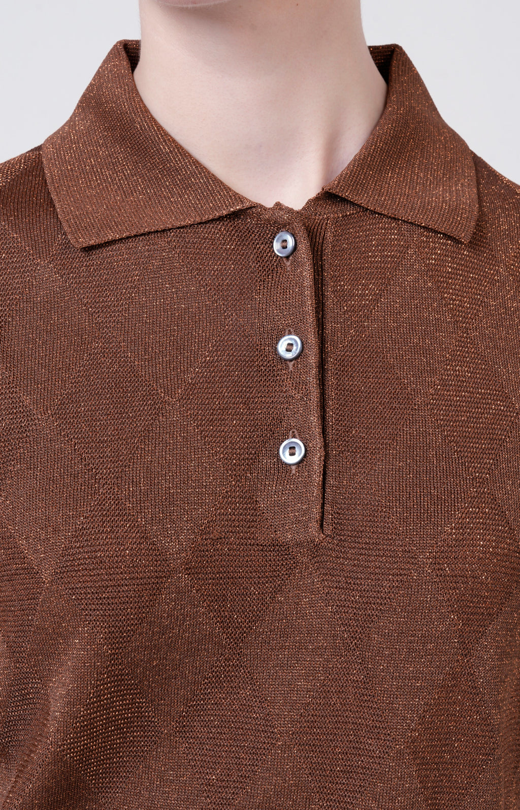 Polo manica corta in maglia