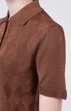 Polo manica corta in maglia