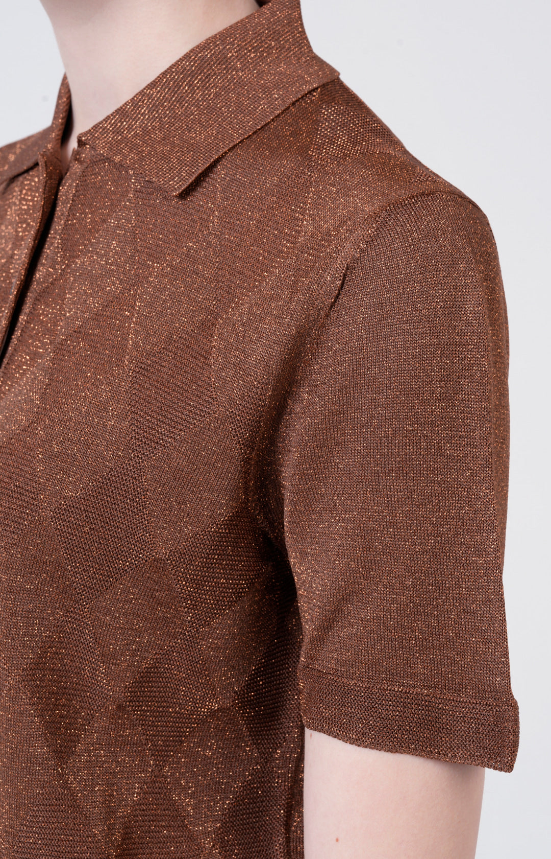 Polo manica corta in maglia