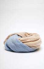 Scaldacollo bicolore in cashmere