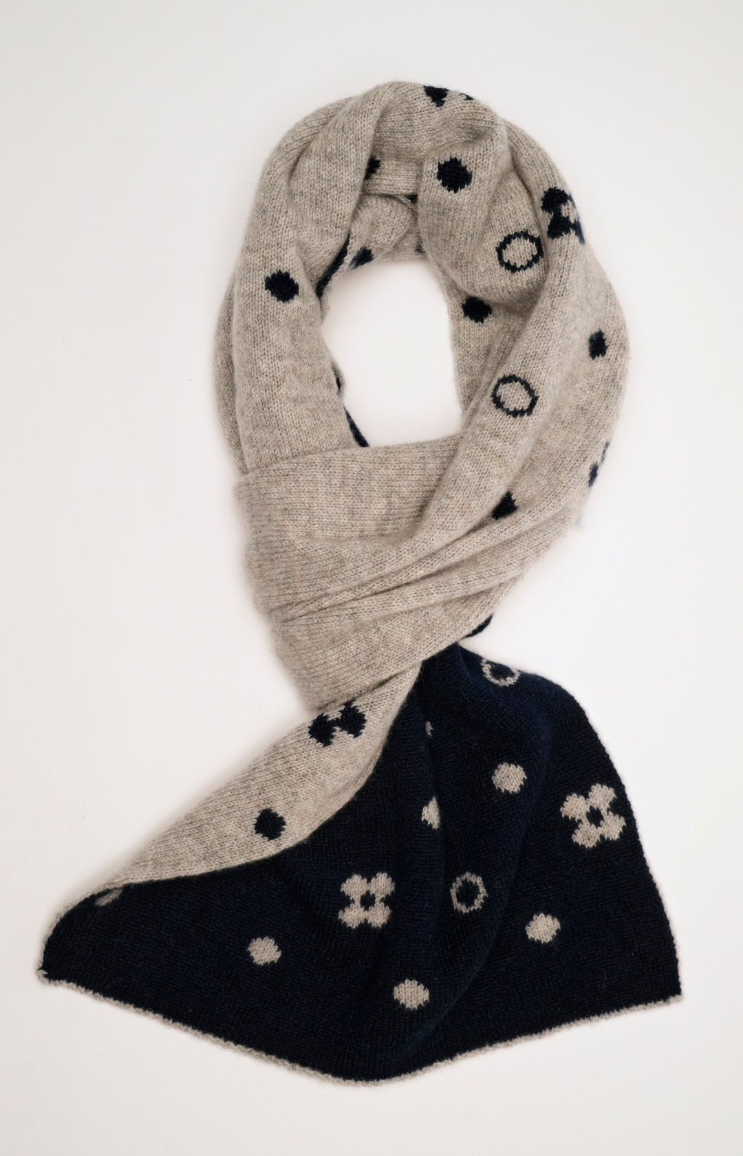 Scaldacollo in cashmere fantasia