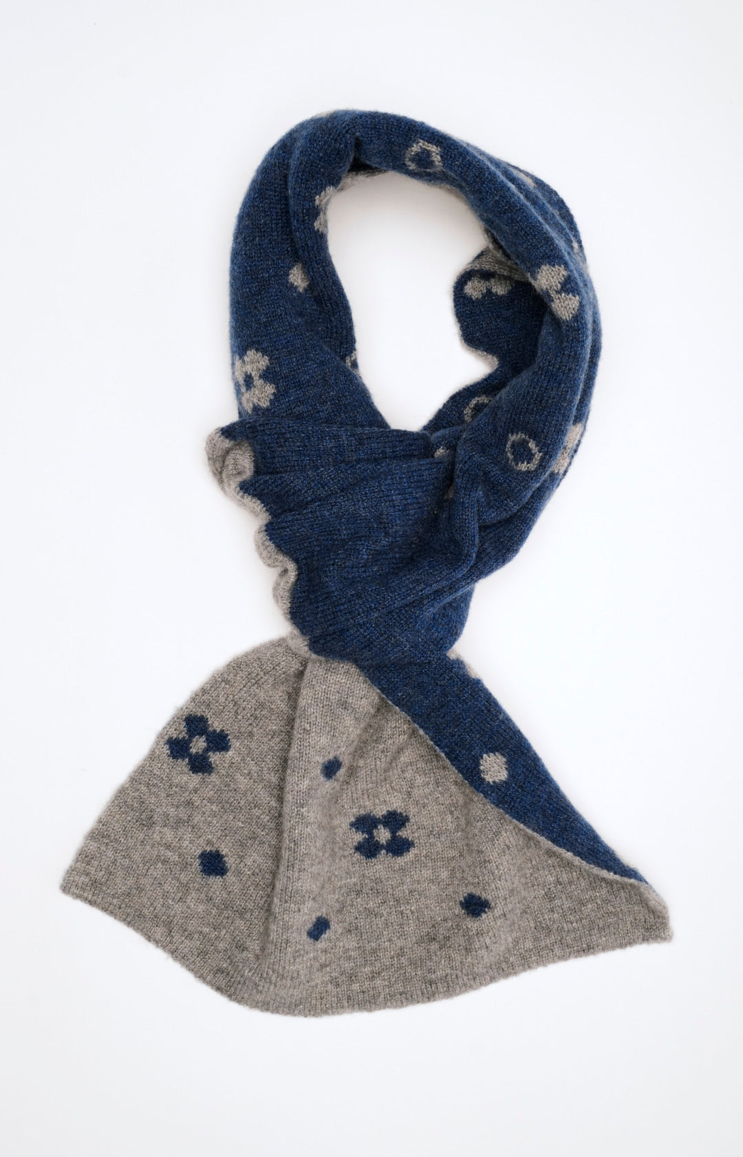 Scaldacollo in cashmere fantasia