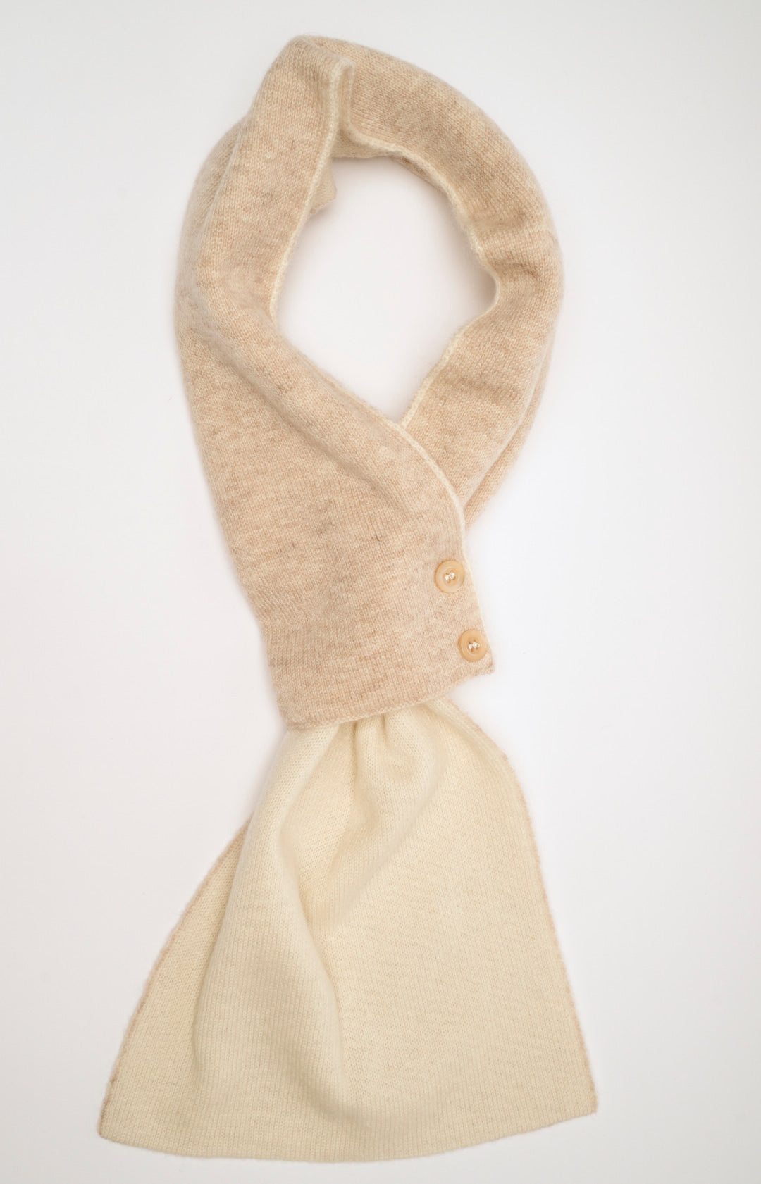 Cashmere tie neck warmer