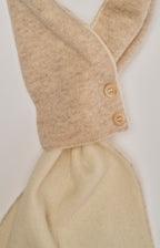 Cashmere tie neck warmer