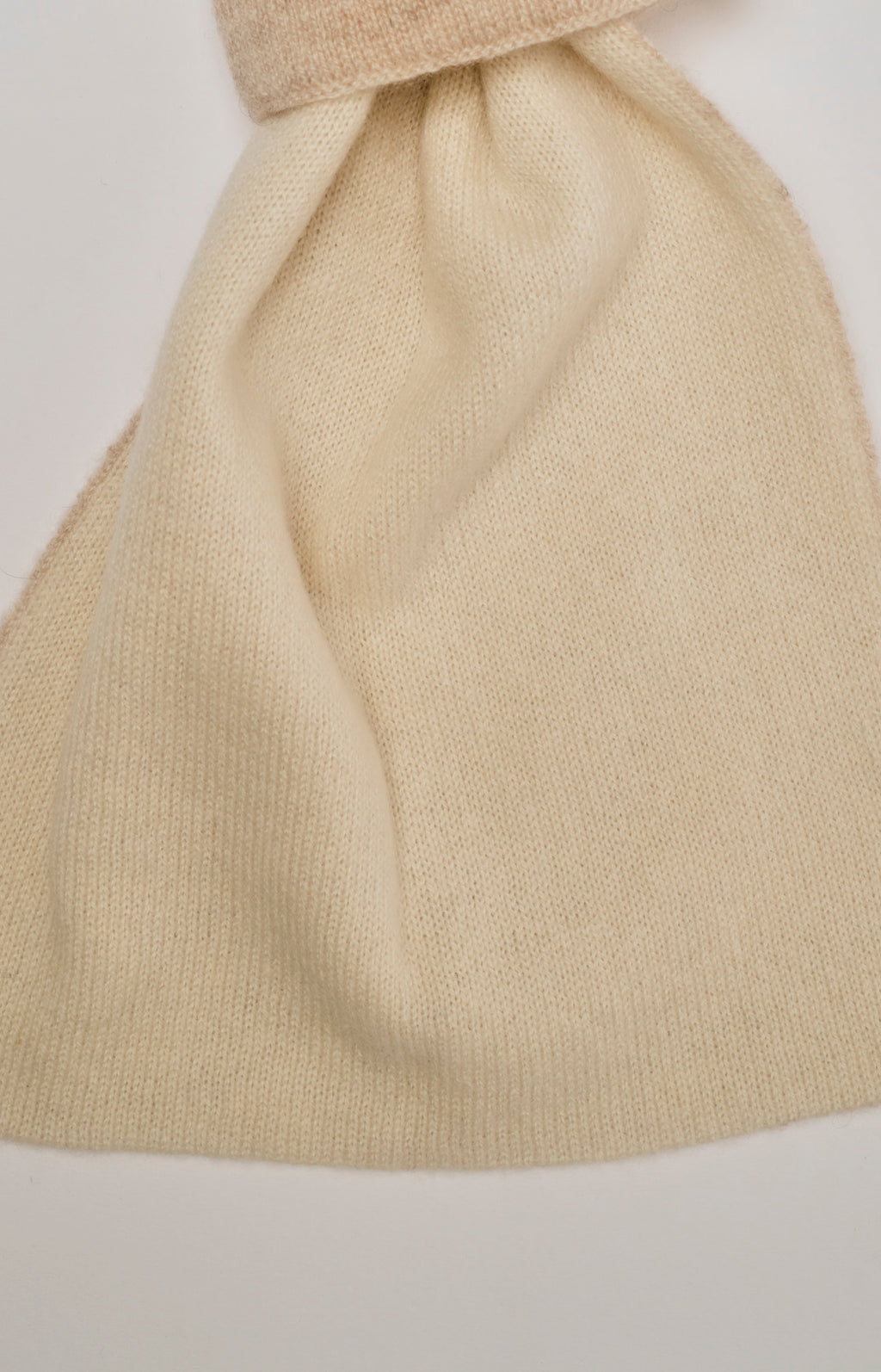 Cashmere tie neck warmer