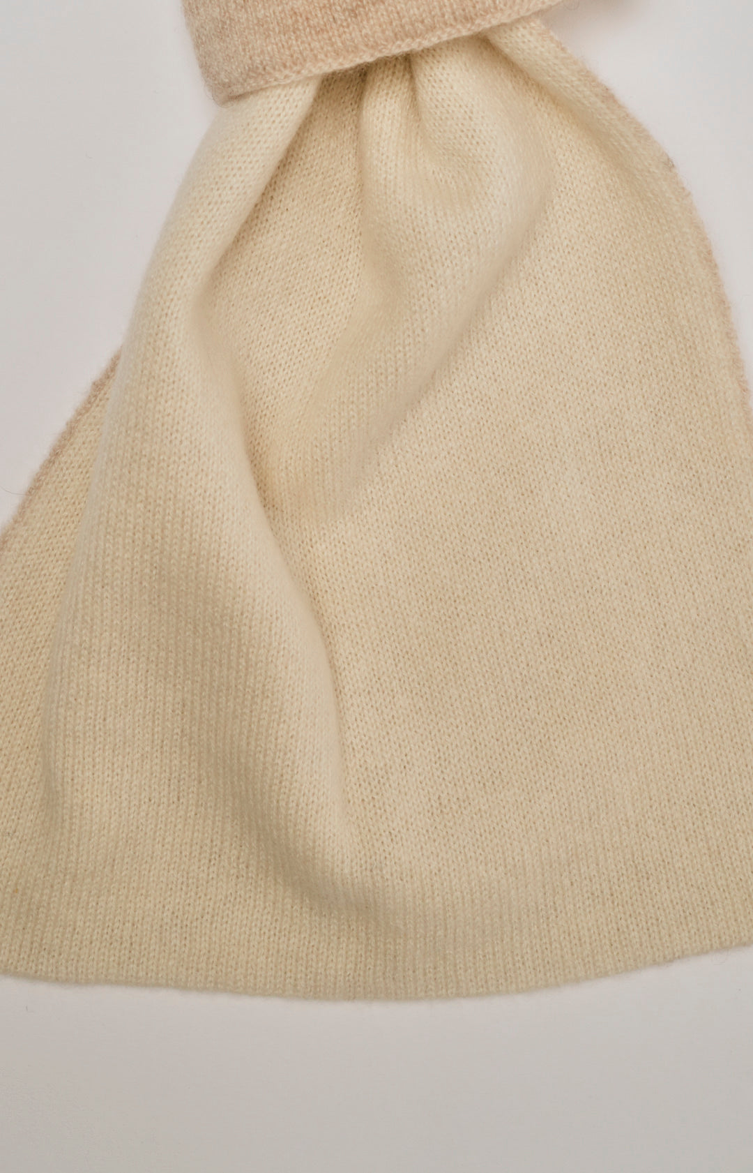 Cashmere tie neck warmer
