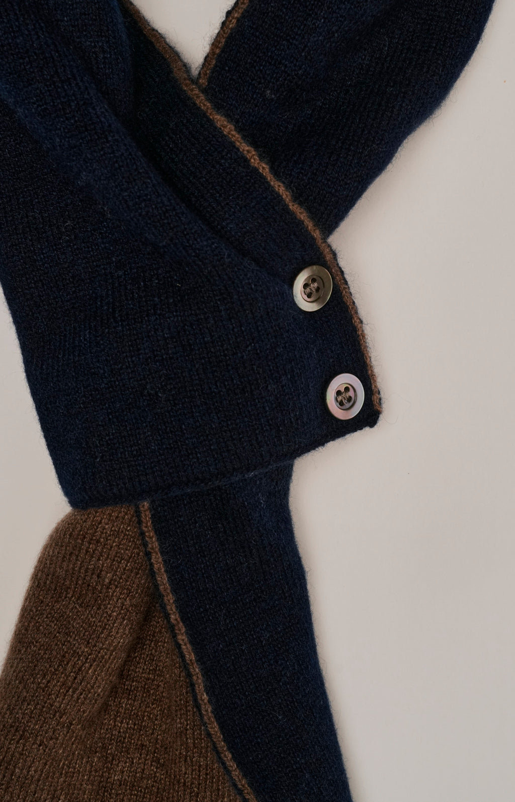 Cashmere tie neck warmer