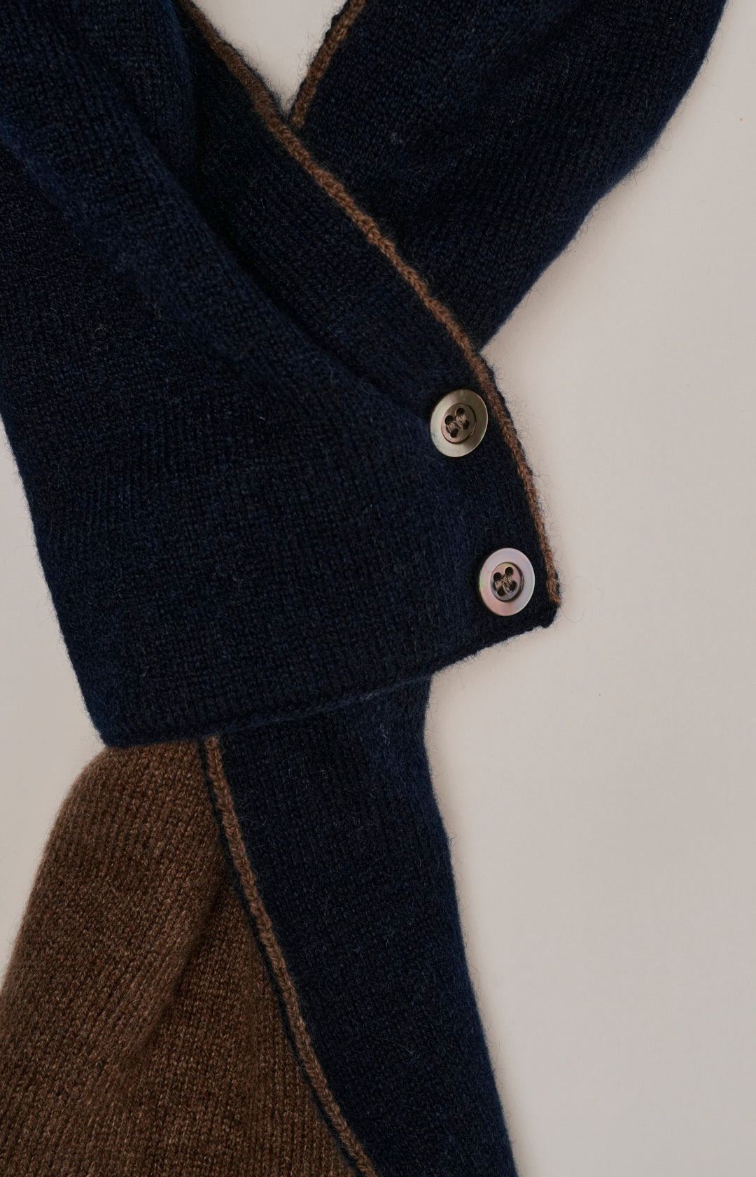 Cashmere tie neck warmer