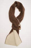 Cashmere tie neck warmer