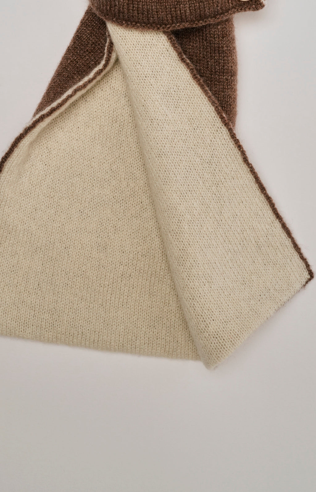 Cashmere tie neck warmer