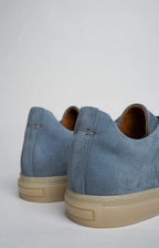 Suede slip-on sneakers