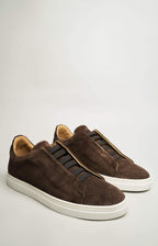 Suede slip-on sneakers