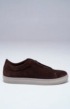 "NEW" Sneakers slip-on in pelle scamosciata