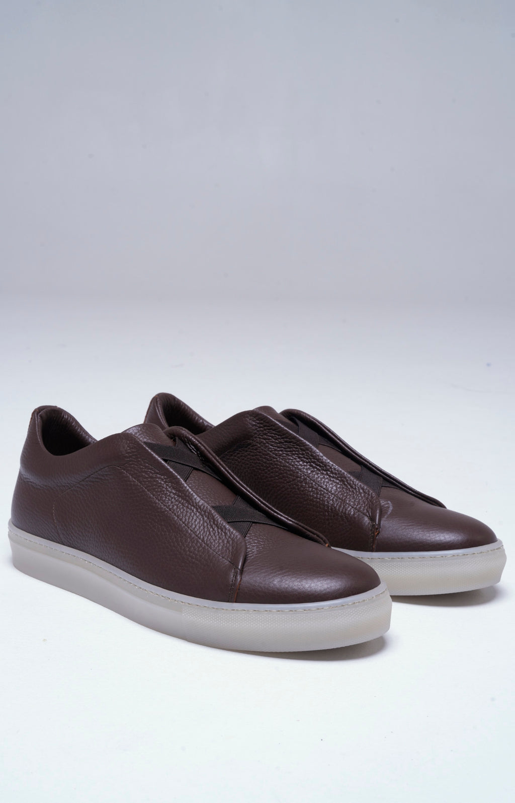 “NEW” Sneakers slip-on in pelle