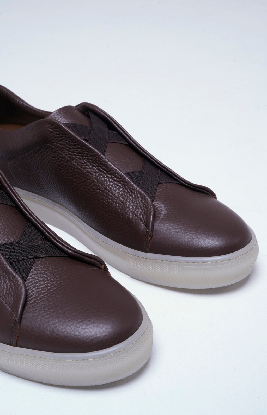 “NEW” Sneakers slip-on in pelle