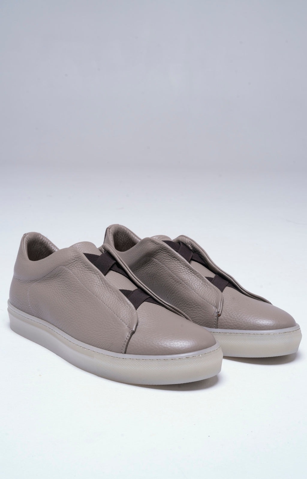 “NEW” Sneakers slip-on in pelle