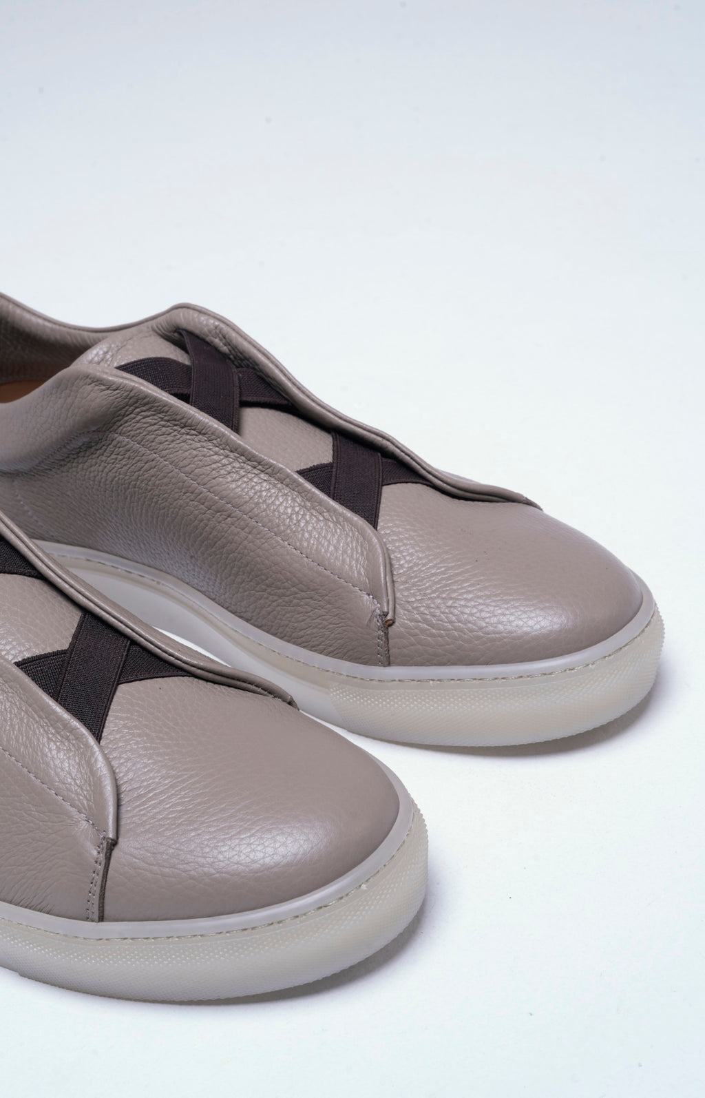 “NEW” Sneakers slip-on in pelle