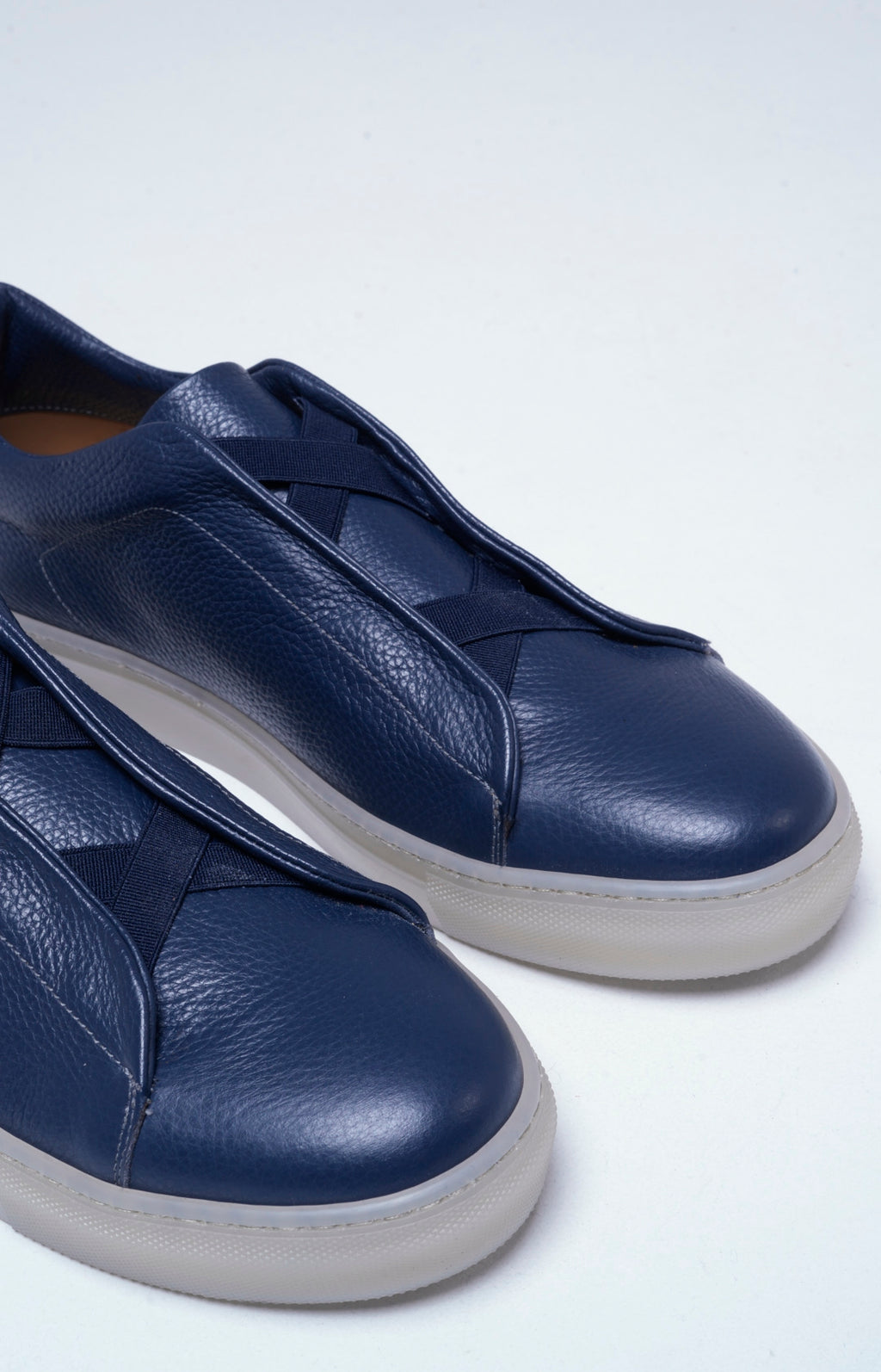 “NEW” Sneakers slip-on in pelle