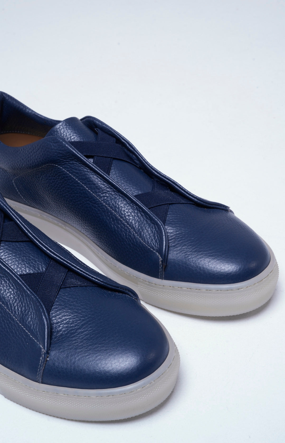 “NEW” Sneakers slip-on in pelle