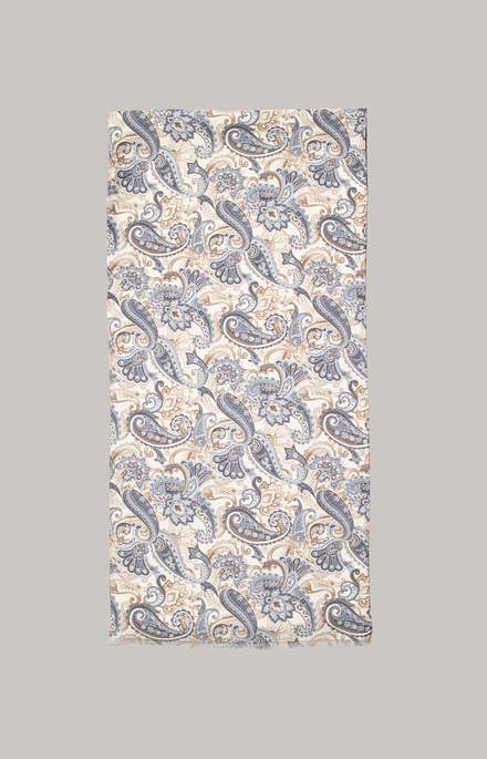 Patterned silk scarf