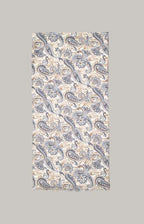 Patterned silk scarf