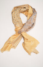 Sciarpa double in seta fantasia