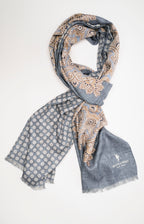 Sciarpa double in seta fantasia