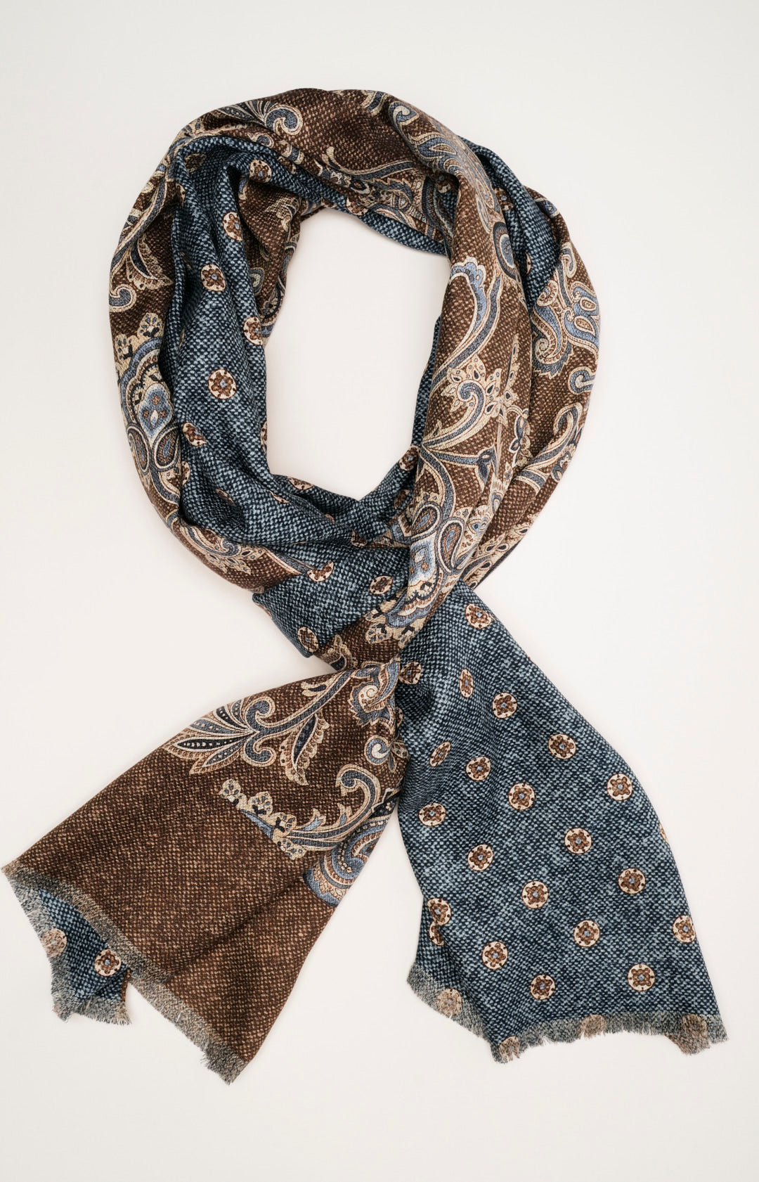 Sciarpa double in seta fantasia