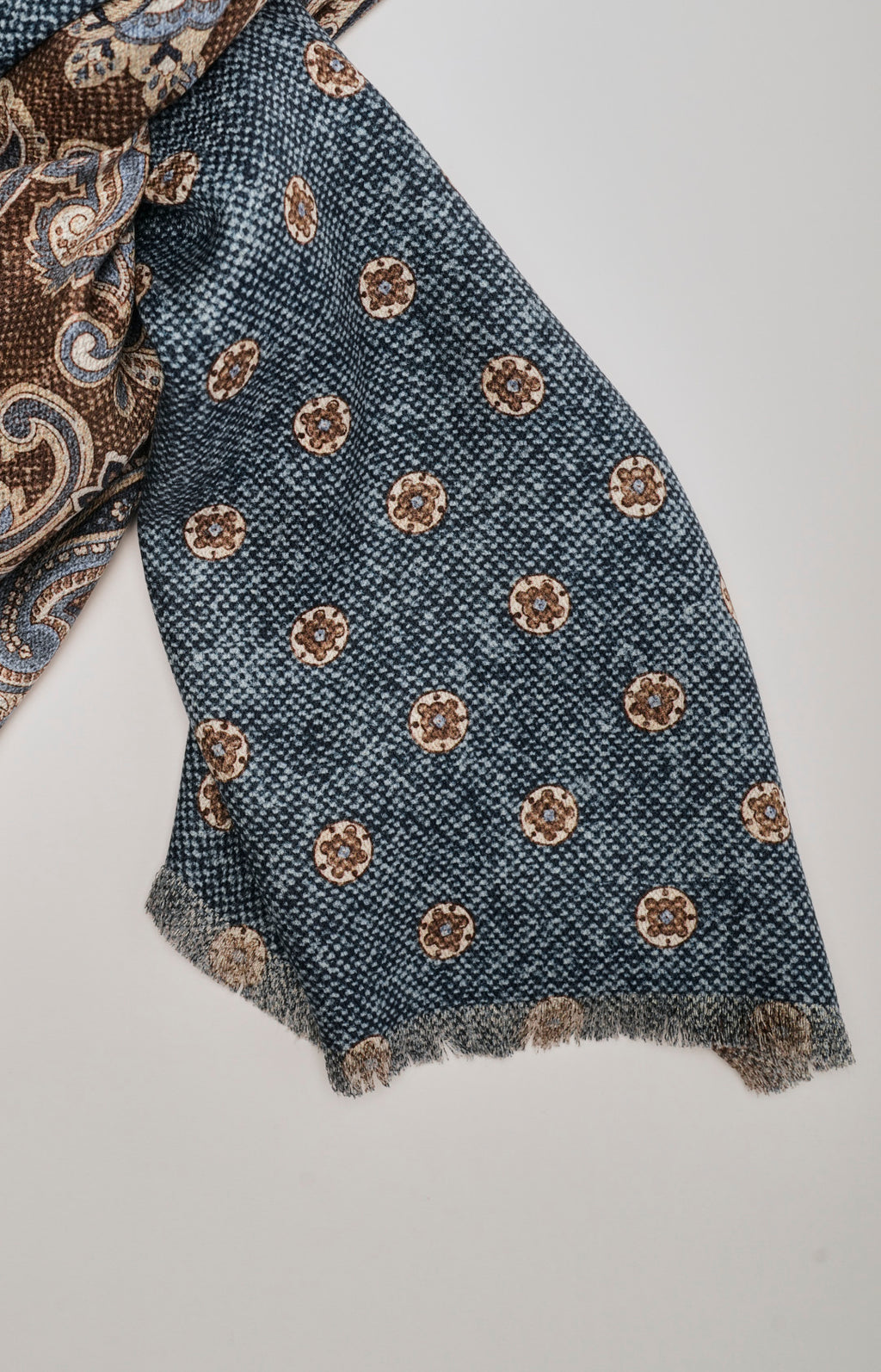 Sciarpa double in seta fantasia