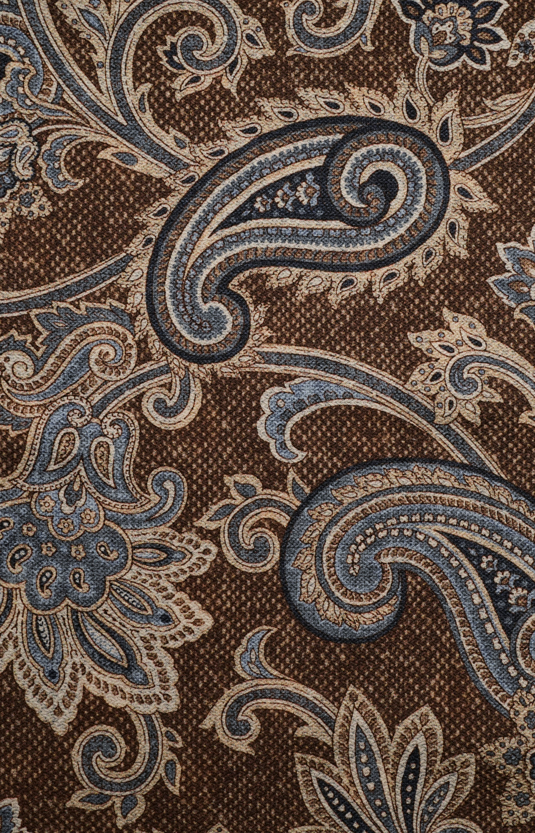 Double patterned silk scarf