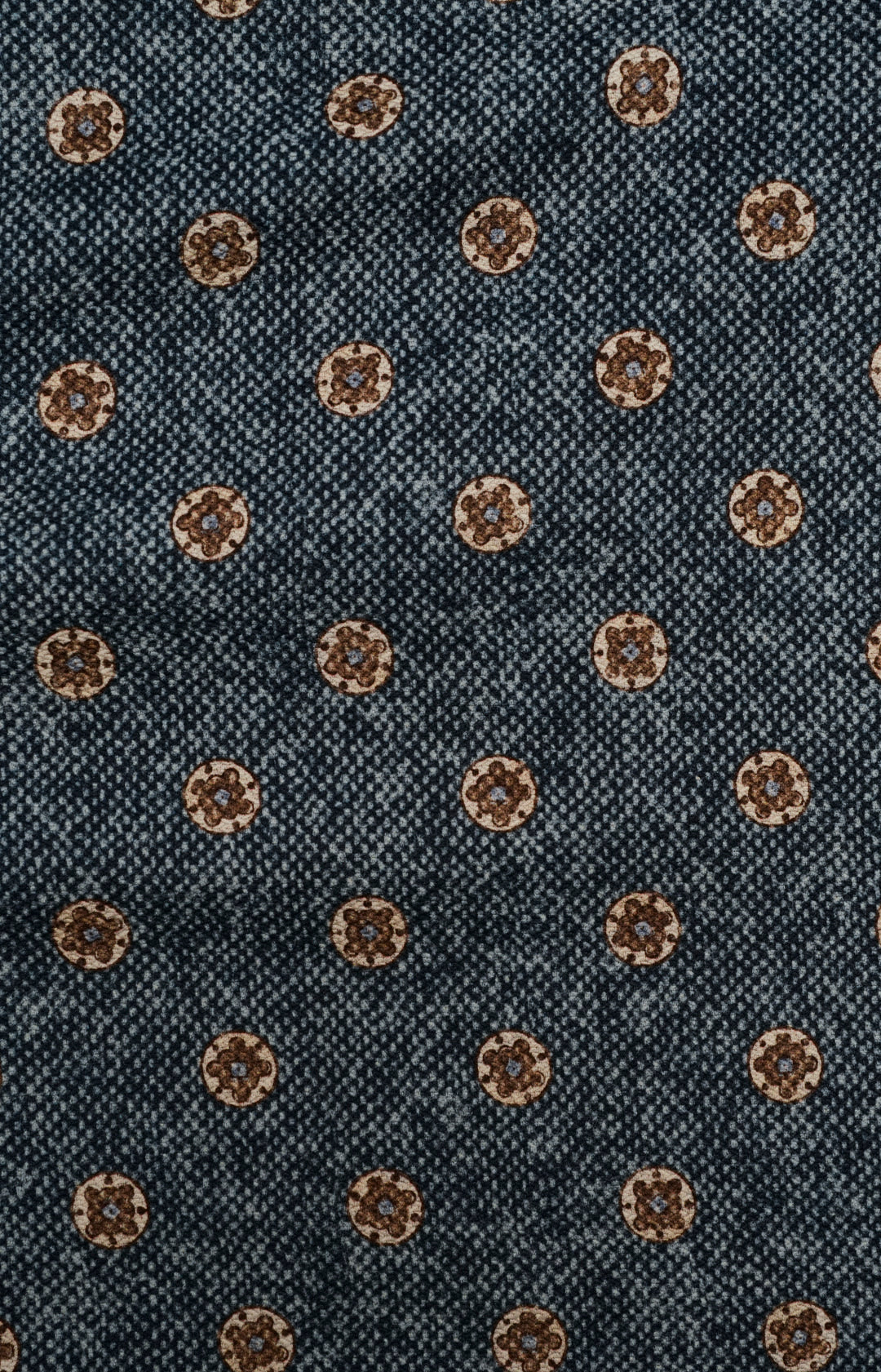 Double patterned silk scarf