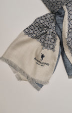 Sciarpa double in seta fantasia