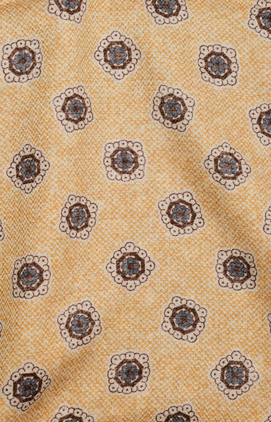 Double patterned silk scarf