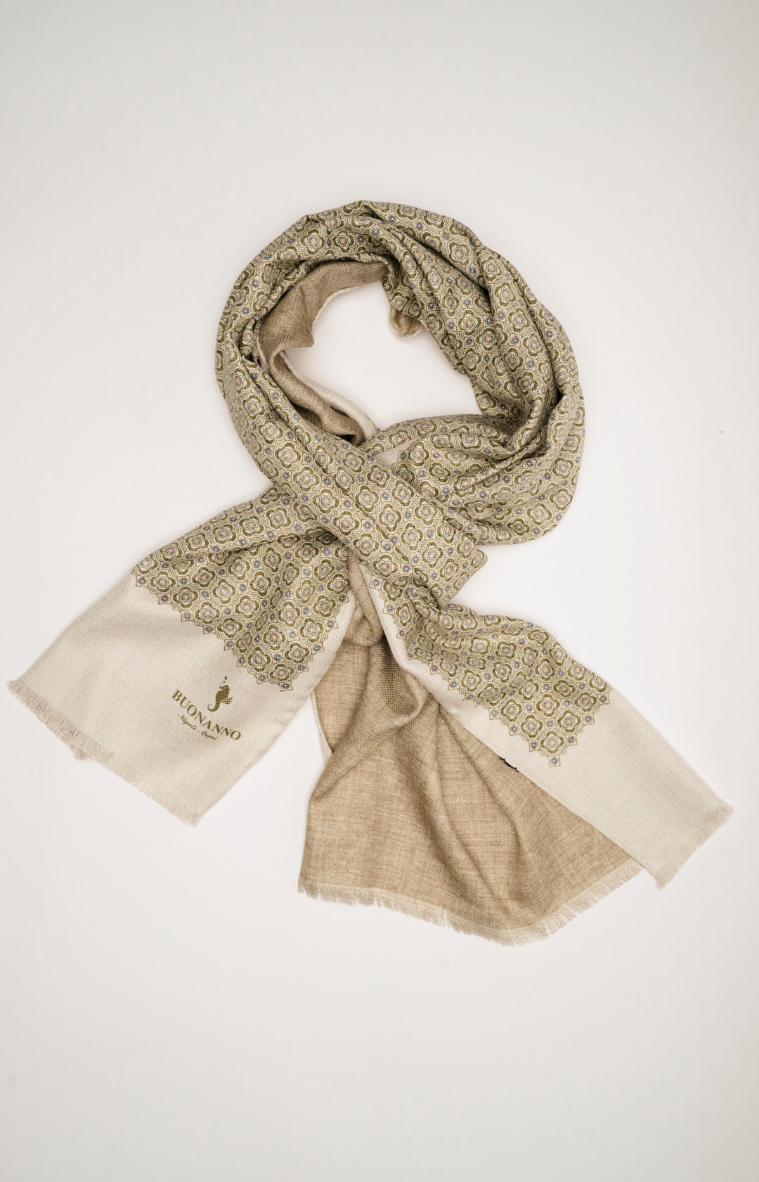 Sciarpa double in seta fantasia