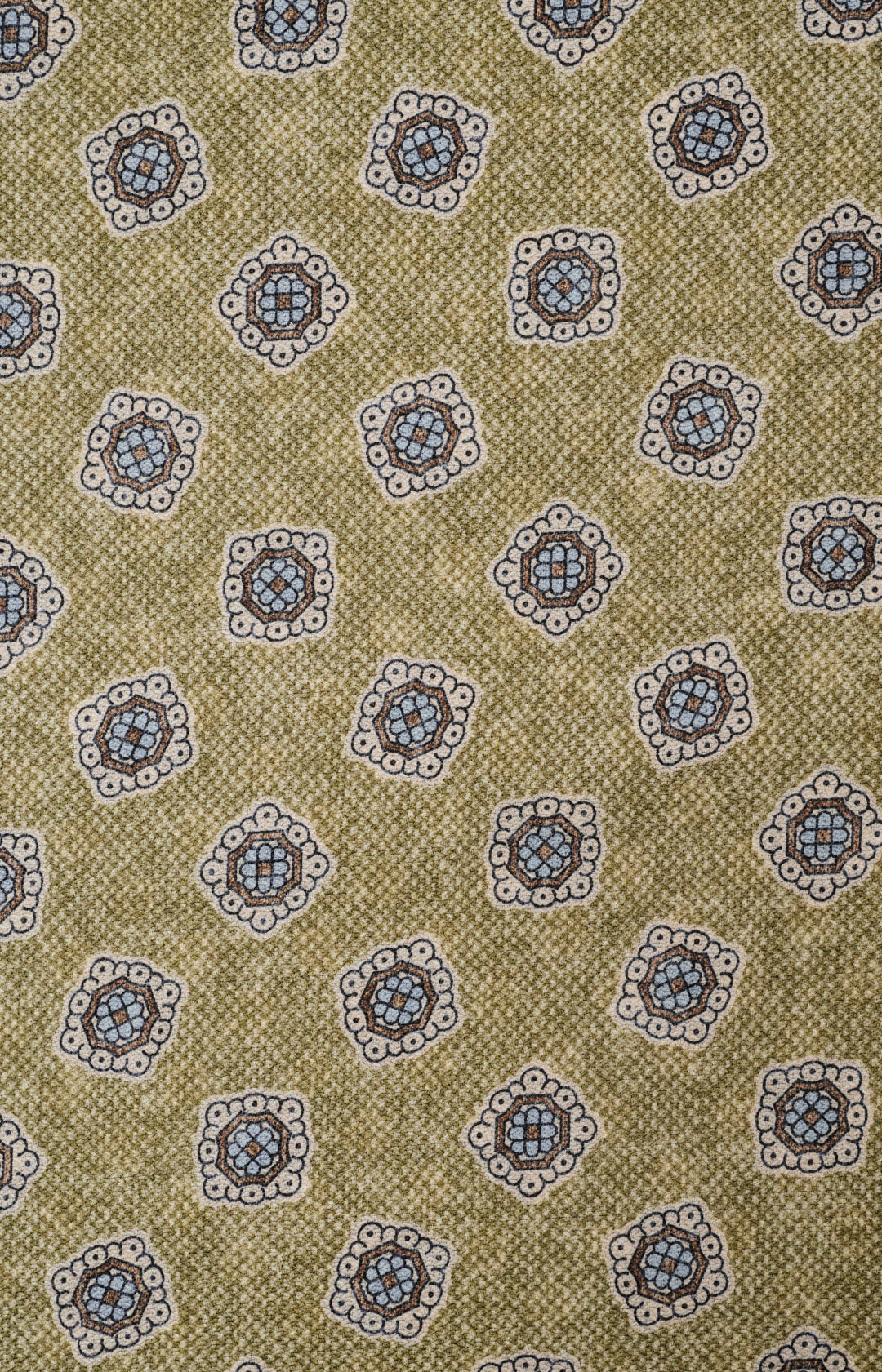 Double patterned silk scarf