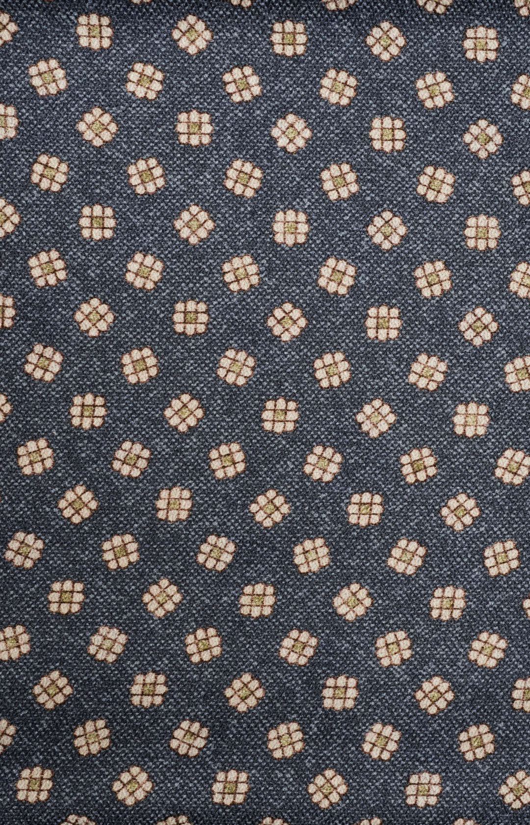 Double patterned silk scarf