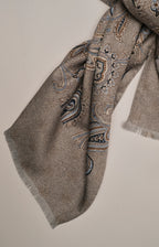 Sciarpa double in seta fantasia