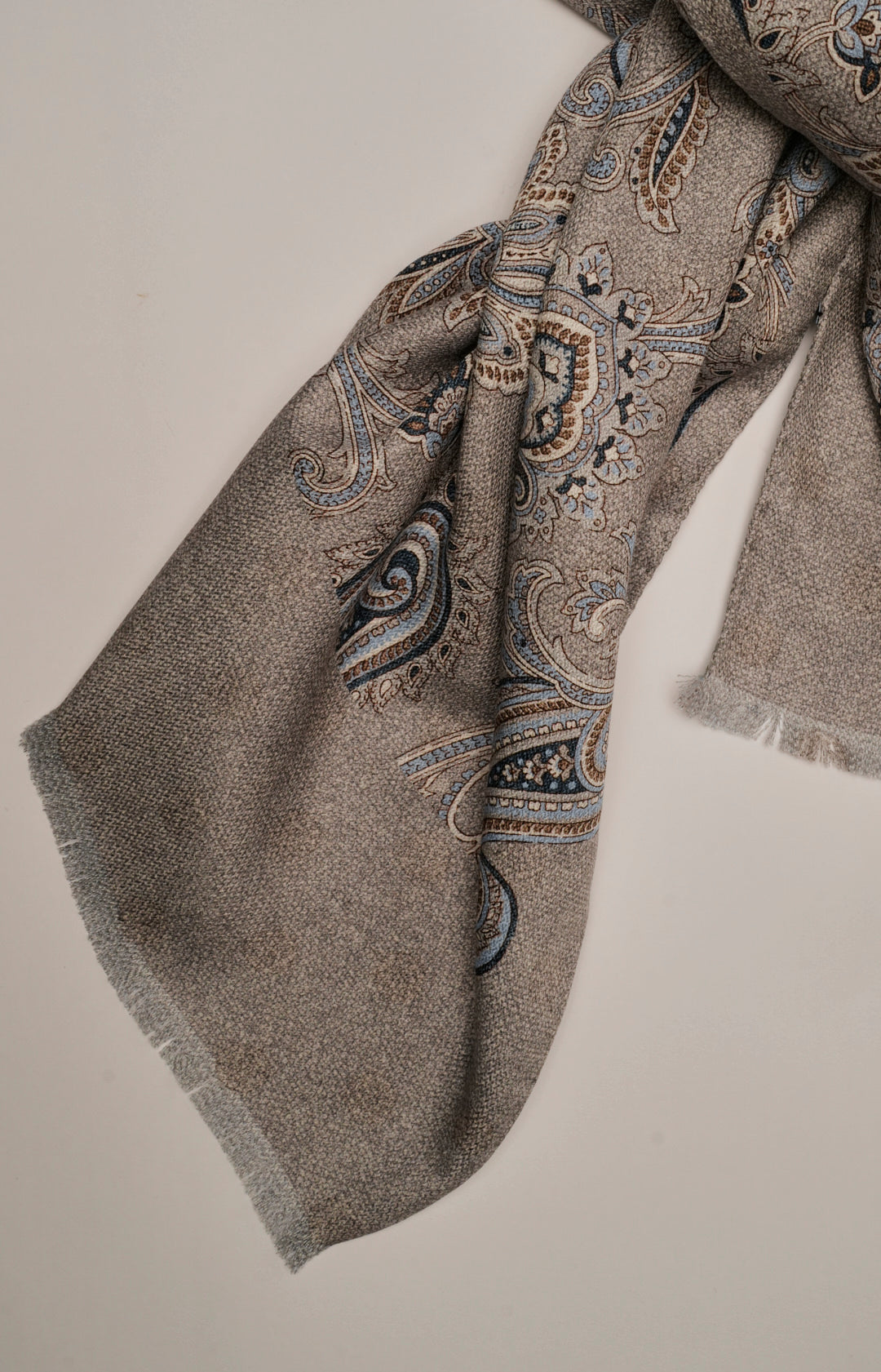 Sciarpa double in seta fantasia