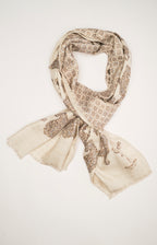 Sciarpa double in seta fantasia