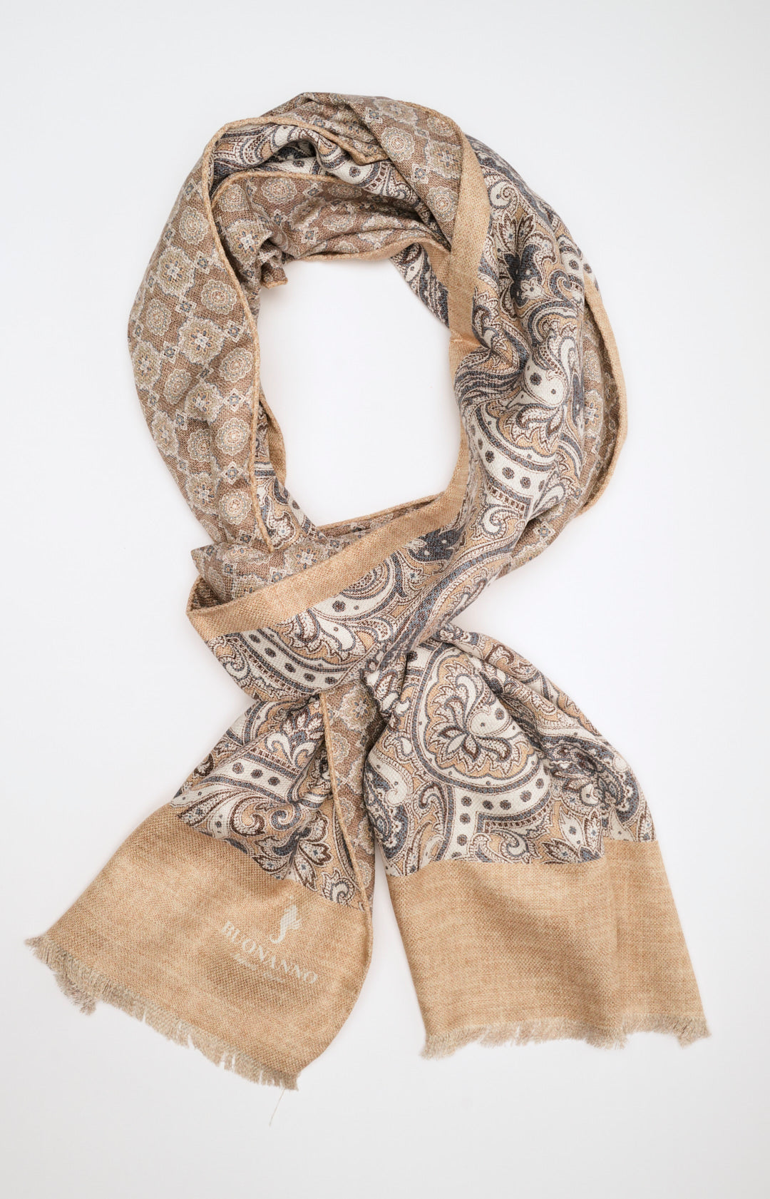 Sciarpa double in seta fantasia