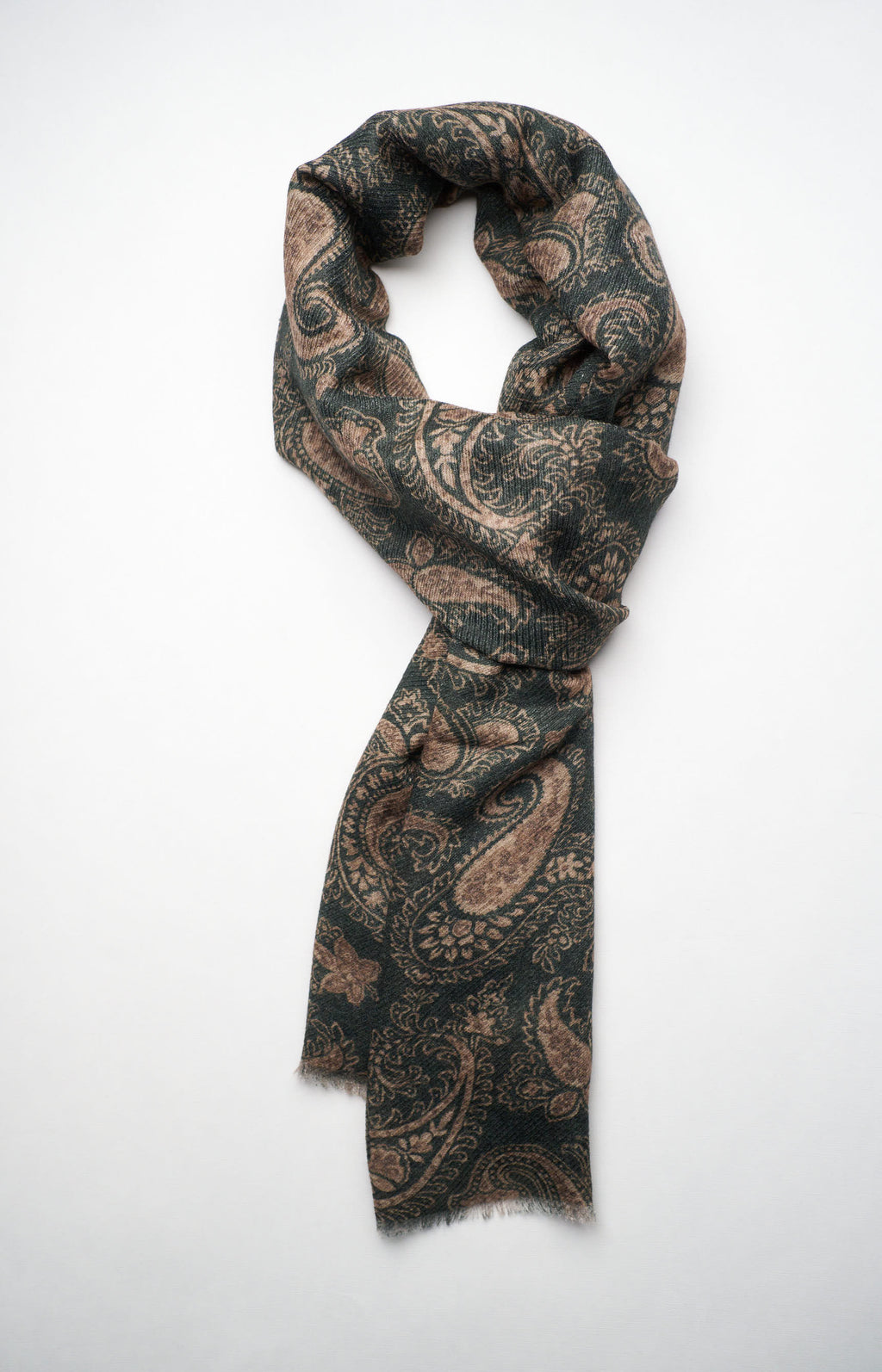 Sciarpa fantasia in cashmere e seta ultra-light