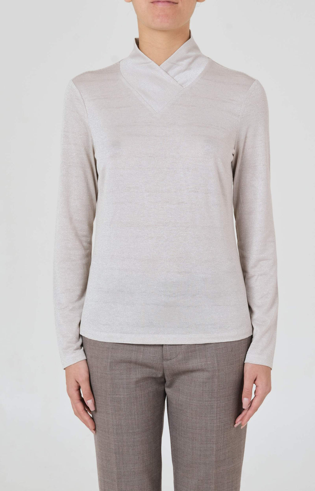 Maglia scollo incrociato