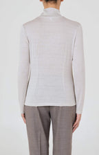 Cross-neck sweater