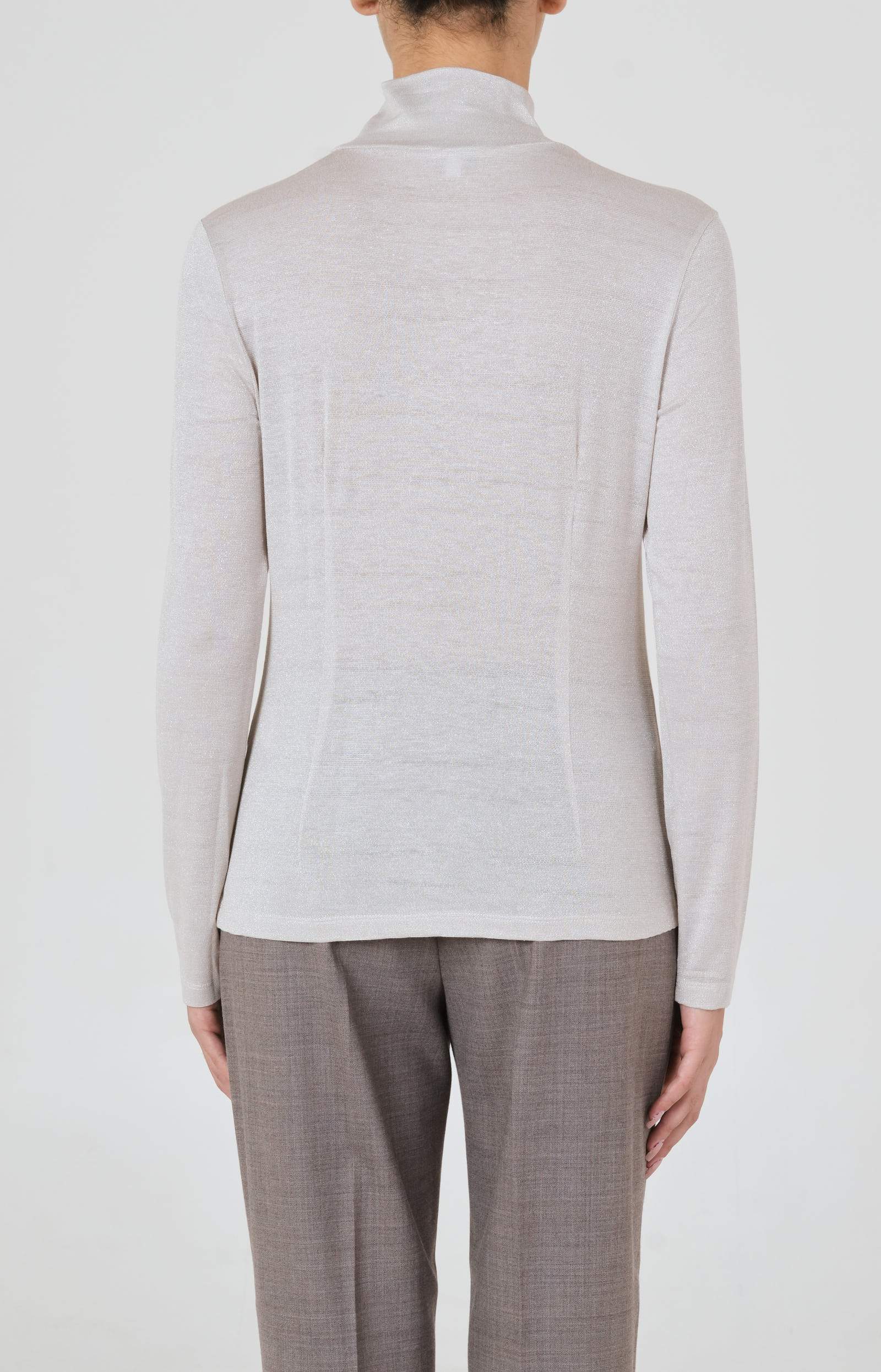 Cross-neck sweater