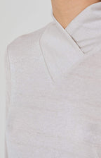Cross-neck sweater