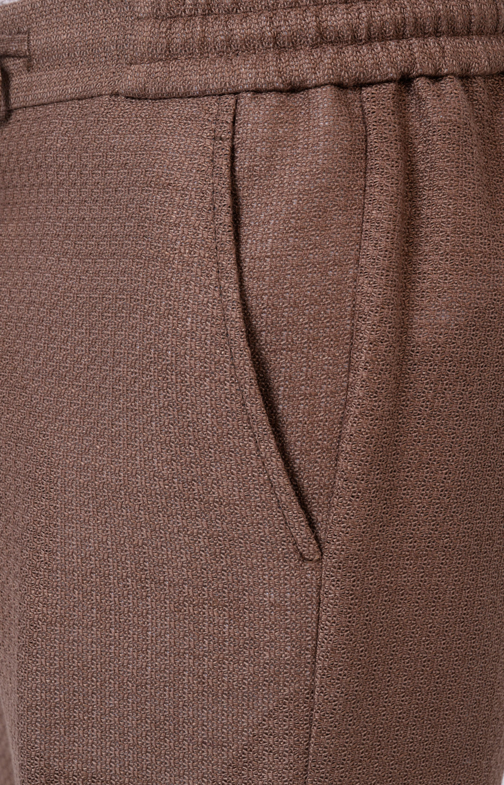 Bermuda in lino e cotone tricot