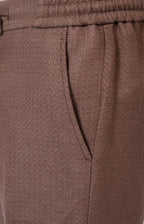 Bermuda in lino e cotone tricot